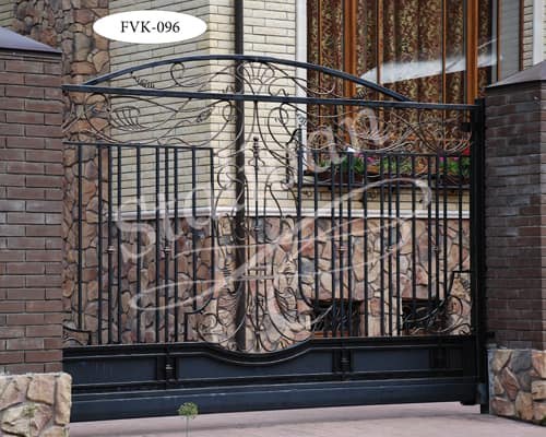 Ворота с ковкой FVK-096 - фото 1