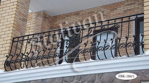 Балкон с элементами ковки FBK-184/1 - фото 1