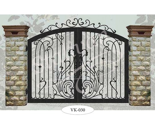 Кованые ворота VK-030 - фото 1