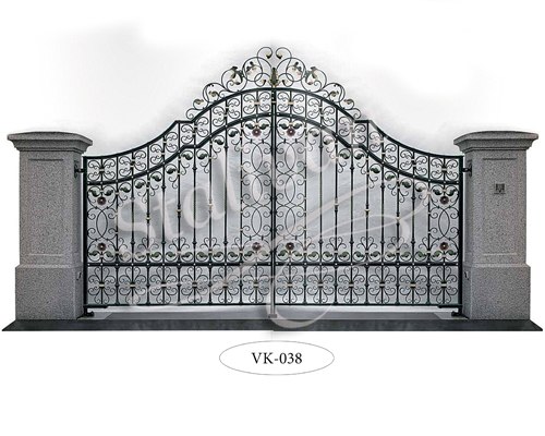 Ворота с элементами ковки VK-038 - фото 1