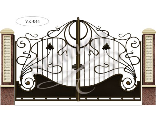 Ворота с художественной ковкой VK-044 - фото 1