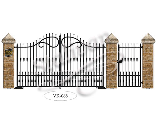 Ворота кованые VK-068 - фото 1