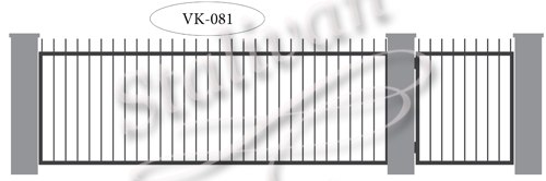 Ворота с элементами ковки VK-081 - фото 1