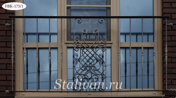 Балкон с художественной ковкой FBK-175 - фото 2