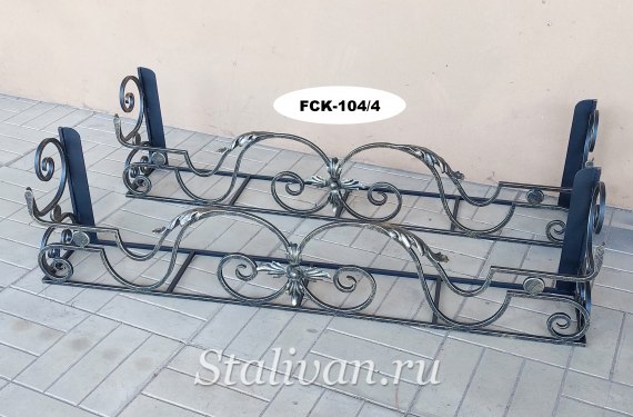 Кованая цветочница FCK-104 - фото 3