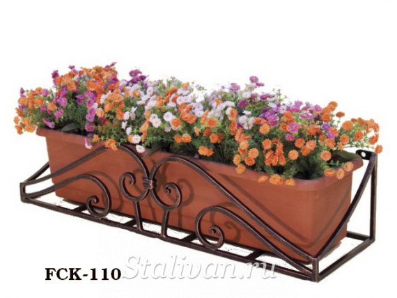 Кованая цветочница FCK-110 - фото 1