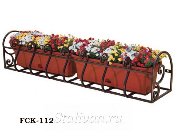 Кованая цветочница FCK-112 - фото 1