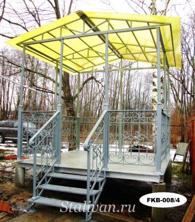 Кованая беседка FКВ-008 - фото 5