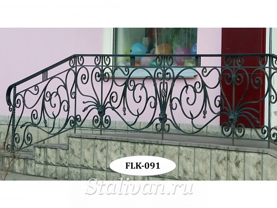 Перила (лестничные ограждения) FLK-091 - фото 1