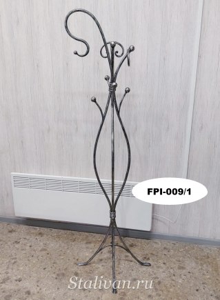 Вешалка-стойка с художественной ковкой FPI-009 - фото 2