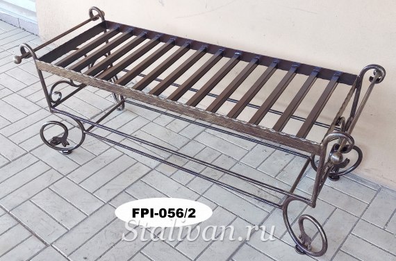 Кованая банкетка FPI-056 - фото 1