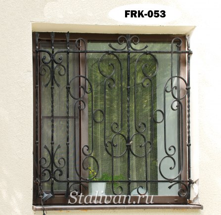 Кованая решетка FRK-053 - фото 2