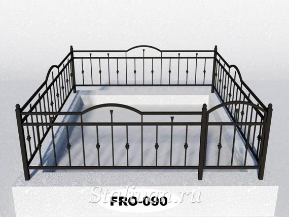 Кованая ограда для могил FRO-090 - фото 1