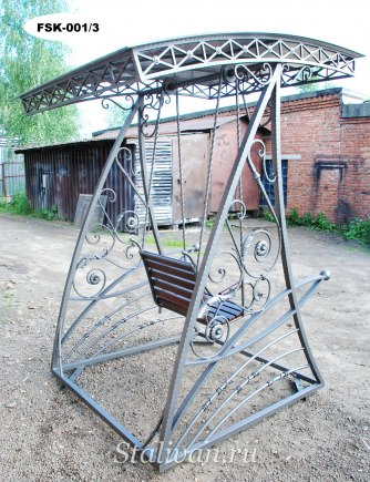 Кованые качели FSK-001 - фото 4