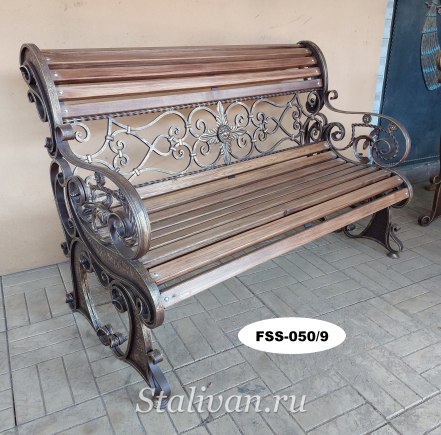 Кованая скамейка FSS-050 - фото 10