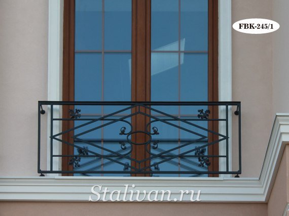 Балкон с элементами ковки FBK-245 - фото 1