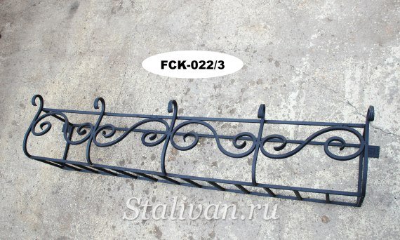 Кованая цветочница FCK-022 - фото 3