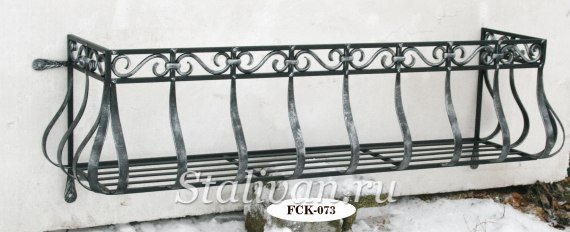 Кованая цветочница FCK-073 - фото 1