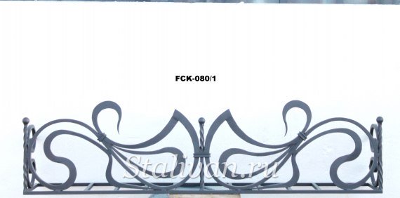 Кованая цветочница FCK-080 - фото 1