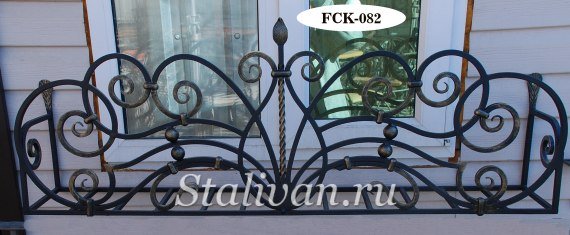 Кованая цветочница FCK-82 - фото 1