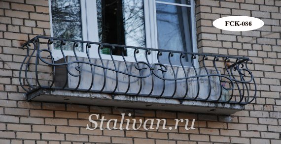 Кованая цветочница FCK-086 - фото 1