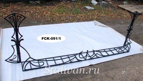 Кованая цветочница FCK-091 - фото 3