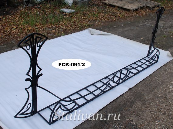 Кованая цветочница FCK-091 - фото 2