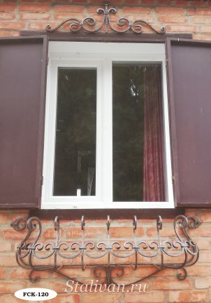 Кованая цветочница FCK-120 - фото 1