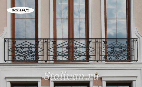 Цветочница с художественной ковкой FCK-124 - фото 3