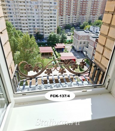 Кованая цветочница FCK-137 - фото 4