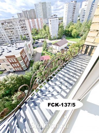Кованая цветочница FCK-137 - фото 5