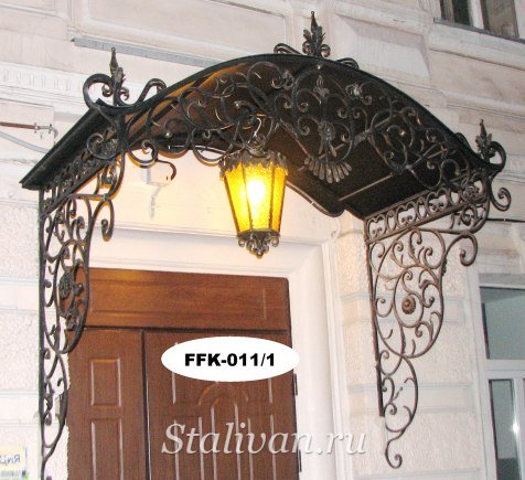 Кованый фонарь FFK-011 - фото 2