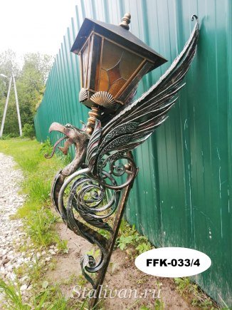 Кованый фонарь FFK-033 - фото 4
