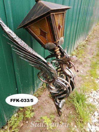Кованый фонарь FFK-033 - фото 5