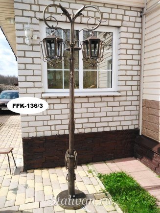 Фонарь с элементами ковки FFK-136 - фото 4