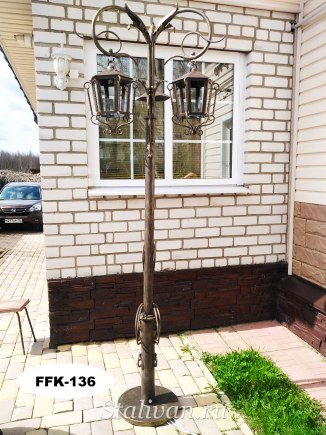 Фонарь с элементами ковки FFK-136 - фото 2