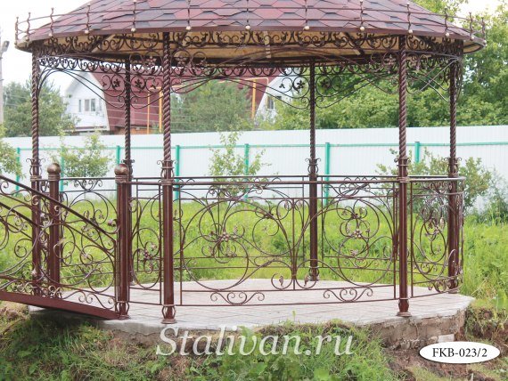 Беседка с художественной ковкой FКВ-023 - фото 1