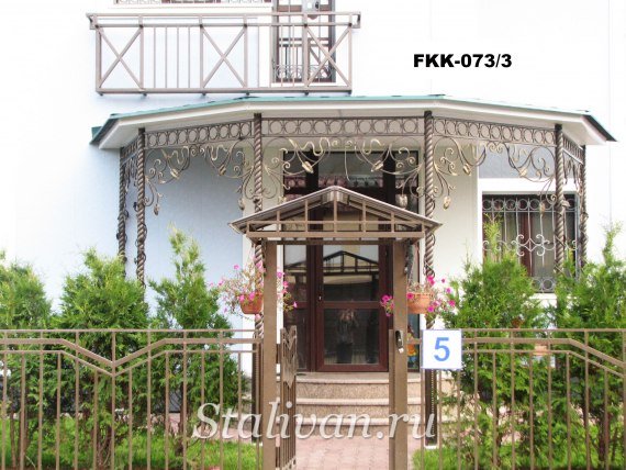 Навес кованый FKK-073 - фото 4