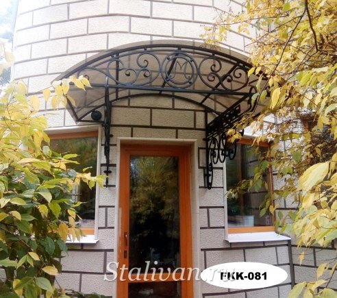 Козырек с элементами ковки FKK-081 - фото 1