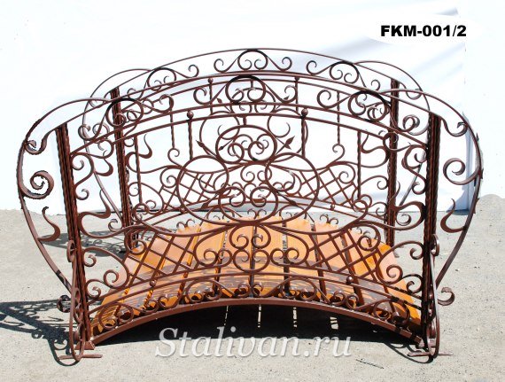Кованый мостик FКМ-001 - фото 2