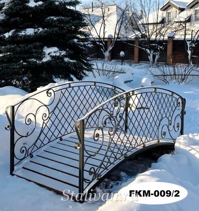 Мостик с элементами ковки FКМ-009 - фото 3
