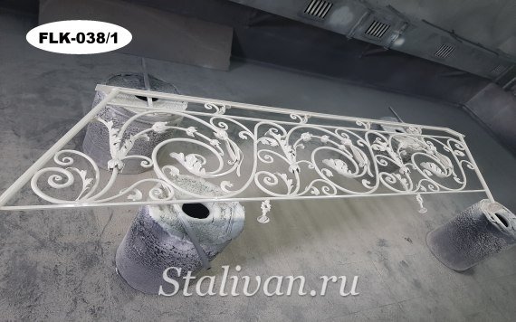 Перила кованые (лестничные ограждения) FLK-038 - фото 1