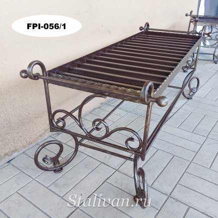Кованая банкетка FPI-056 - фото 3