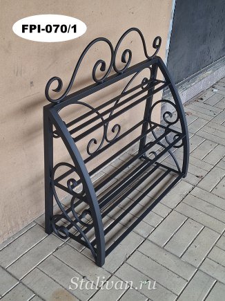 Обувница с элементами ковки FPI-070 - фото 1