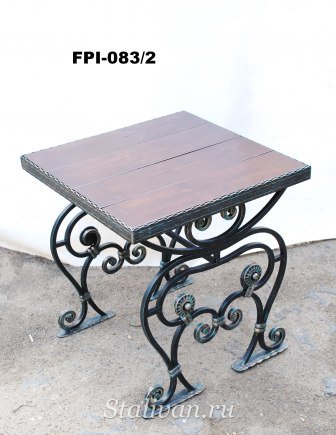 Кованый стол FPI-083 - фото 3
