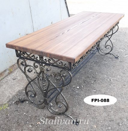 Кованый стол FPI-088 - фото 1