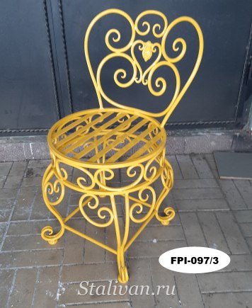 Кованый стул FPI-097 - фото 1