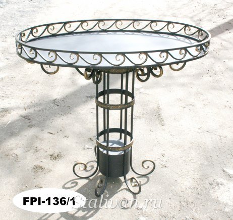 Стол с художественной ковкой FPI-136 - фото 1