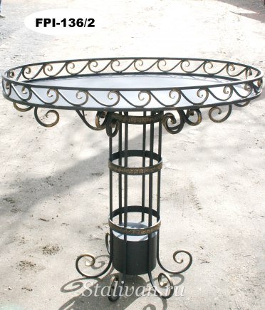 Стол с художественной ковкой FPI-136 - фото 3