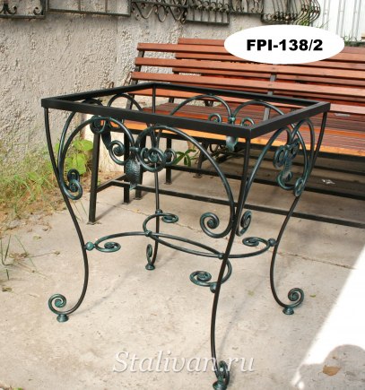 Стол с ковкой FPI-138 - фото 3